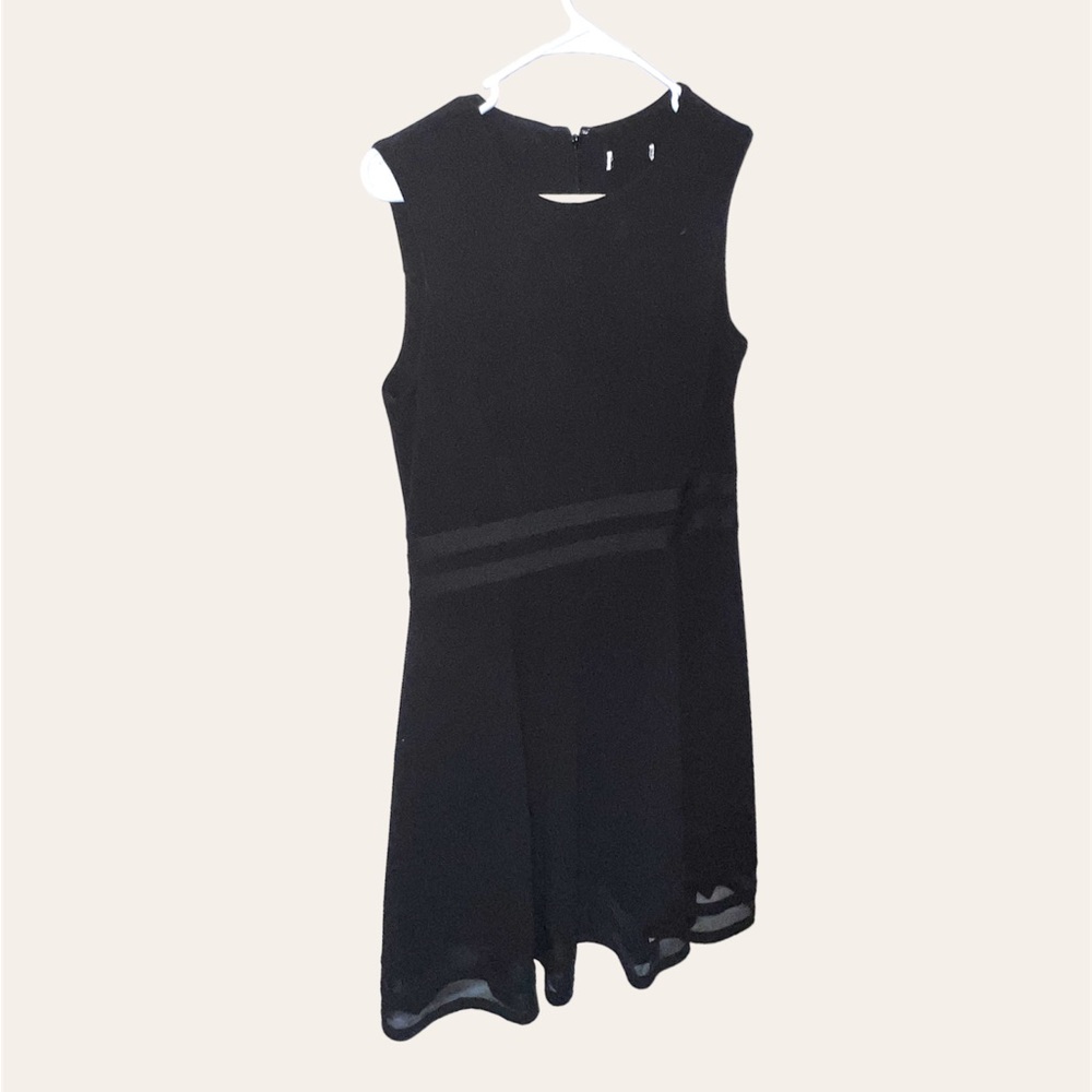 Black Formal Mini Dress in Size Large